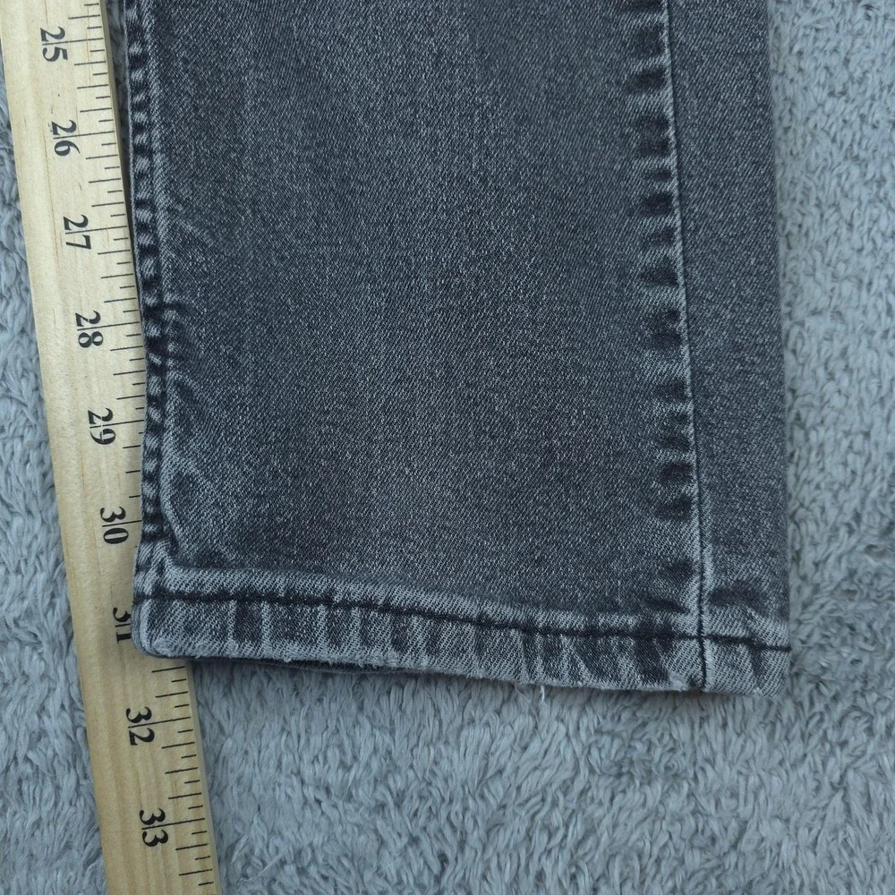 Levis 505 Jeans Mens 30x31 Gray Medium Wash Regular Fit Straight Leg Tag 32x32